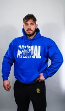 Animal Fury Hooded Sweater - Blue